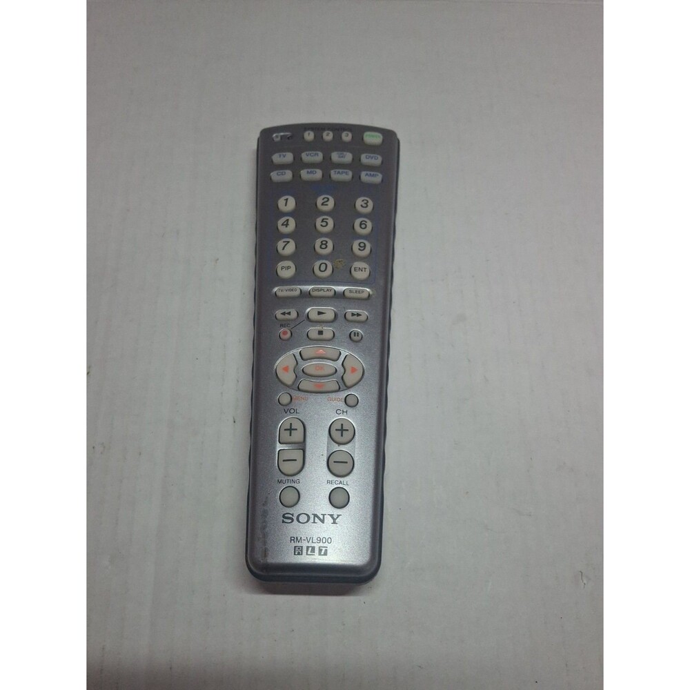 Sony RM-VL900 Programmable Learning Universal Remote Gray NO BATTERIES